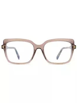 Солнцезащитные очки в массивной оправе TOM FORD Eyewear, коричневый