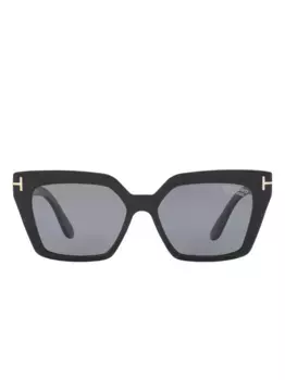Солнцезащитные очки в массивной оправе TOM FORD Eyewear, черный