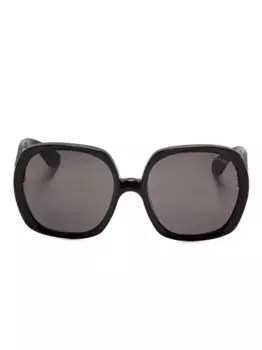 Солнцезащитные очки в массивной оправе TOM FORD Eyewear, черный