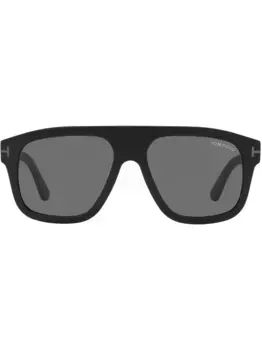 Солнцезащитные очки в массивной оправе TOM FORD Eyewear, черный