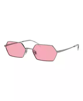 Солнцезащитные очки в металлической оправе классический стиль Ray-Ban, розовый