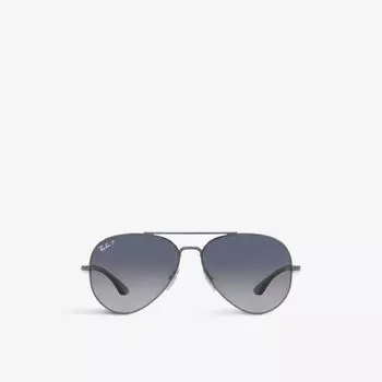 Солнцезащитные очки в металлической оправе RB3675 Ray-Ban, серый