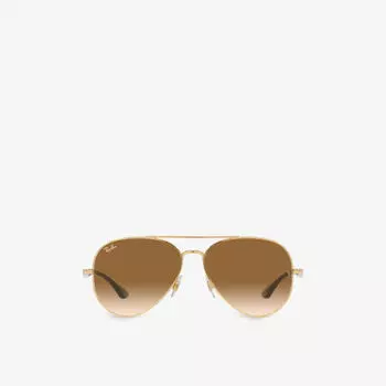 Солнцезащитные очки в металлической оправе RB3675 Ray-Ban, желтый