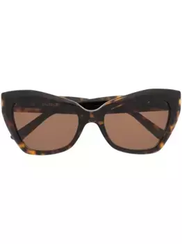 Солнцезащитные очки в оправе 'бабочка' Balenciaga Eyewear, коричневый