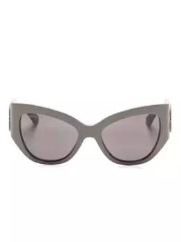 Солнцезащитные очки в оправе 'бабочка' Balenciaga Eyewear, зеленый