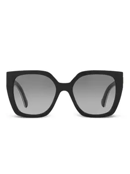 Солнцезащитные очки в оправе «бабочка» «Черные» Gucci Eyewear, черный
