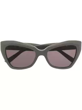Солнцезащитные очки в оправе 'бабочка' с логотипом Balenciaga Eyewear, серый
