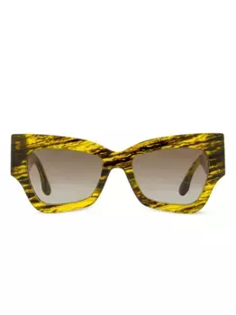 Солнцезащитные очки в оправе «бабочка» Victoria Beckham Eyewear, желтый