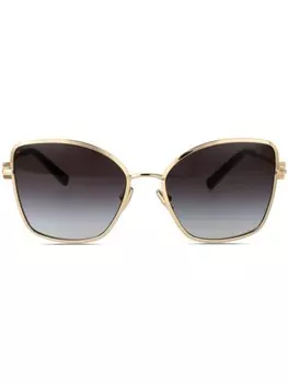 Солнцезащитные очки в оправе бабочки Tiffany & Co Eyewear, золотой