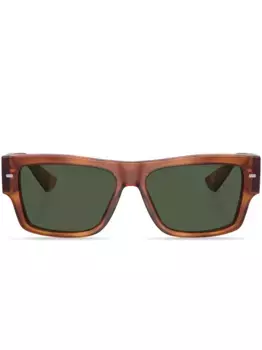 Солнцезащитные очки в оправе черепаховой расцветки Dolce & Gabbana Eyewear, желтый