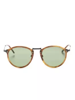 Солнцезащитные очки в оправе черепаховой расцветки Giorgio Armani, коричневый