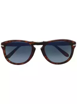 Солнцезащитные очки в оправе черепаховой расцветки Persol, коричневый