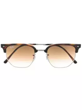 Солнцезащитные очки в оправе черепаховой расцветки Ray-Ban, коричневый