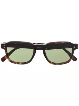 Солнцезащитные очки в оправе черепаховой расцветки Retrosuperfuture, зеленый