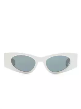 Солнцезащитные очки в оправе 'кошачий глаз' Alaa, белый