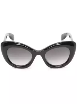 Солнцезащитные очки в оправе 'кошачий глаз' Alexander McQueen Eyewear, черный