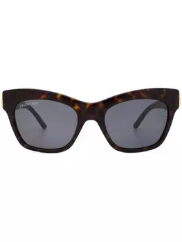 Солнцезащитные очки в оправе 'кошачий глаз' Balenciaga Eyewear, коричневый