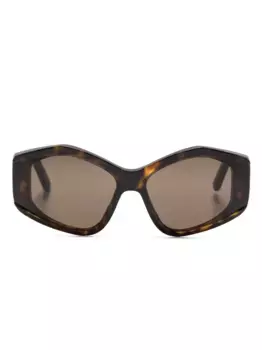 Солнцезащитные очки в оправе 'кошачий глаз' Balenciaga Eyewear, коричневый