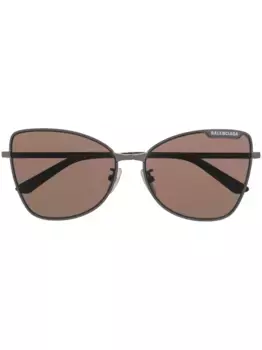 Солнцезащитные очки в оправе 'кошачий глаз' Balenciaga Eyewear, черный