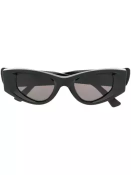Солнцезащитные очки в оправе 'кошачий глаз' Balenciaga Eyewear, черный