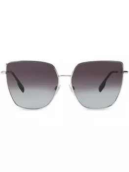 Солнцезащитные очки в оправе 'кошачий глаз' Burberry, черный