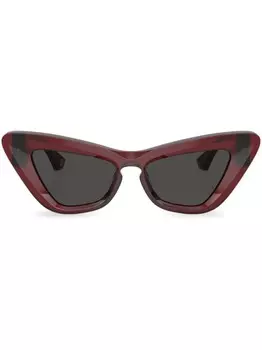 Солнцезащитные очки в оправе 'кошачий глаз' Burberry Eyewear, красный