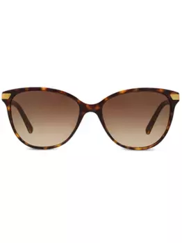 Солнцезащитные очки в оправе 'кошачий глаз' Burberry Eyewear, коричневый