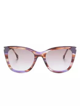 Солнцезащитные очки в оправе 'кошачий глаз' Carolina Herrera, фиолетовый