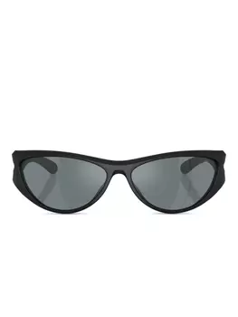 Солнцезащитные очки в оправе 'кошачий глаз' Diesel, черный