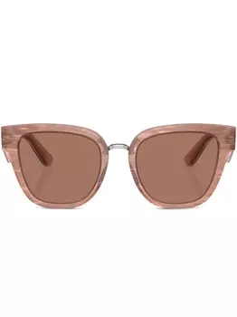 Солнцезащитные очки в оправе 'кошачий глаз' Dolce & Gabbana Eyewear, коричневый