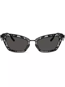 Солнцезащитные очки в оправе 'кошачий глаз' Dolce & Gabbana Eyewear, черный