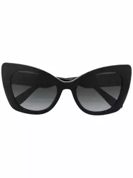 Солнцезащитные очки в оправе 'кошачий глаз' Dolce & Gabbana Eyewear, черный