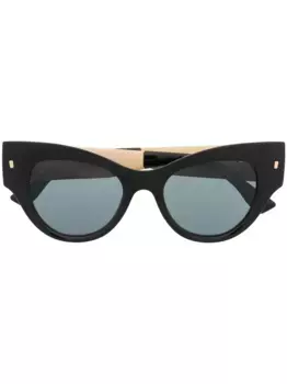 Солнцезащитные очки в оправе 'кошачий глаз' DSQUARED2 EYEWEAR, черный