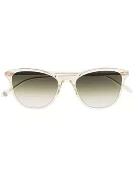 Солнцезащитные очки в оправе 'кошачий глаз' Garrett Leight, нейтральный цвет