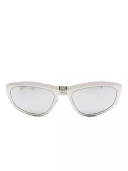 Солнцезащитные очки в оправе 'кошачий глаз' Givenchy, серебряный