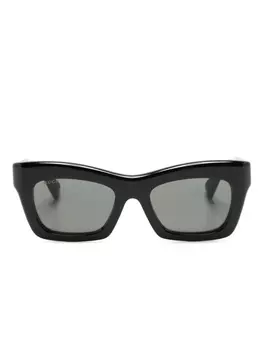 Солнцезащитные очки в оправе 'кошачий глаз' Gucci Eyewear, черный