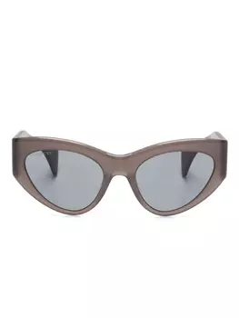 Солнцезащитные очки в оправе 'кошачий глаз' Gucci Eyewear, серый
