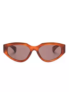 Солнцезащитные очки в оправе «кошачий глаз» Gucci Eyewear, коричневый