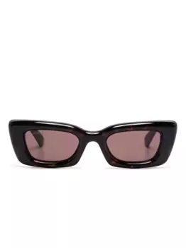 Солнцезащитные очки в оправе 'кошачий глаз' Gucci Eyewear, коричневый