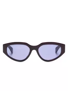 Солнцезащитные очки в оправе 'кошачий глаз' Gucci Eyewear, фиолетовый