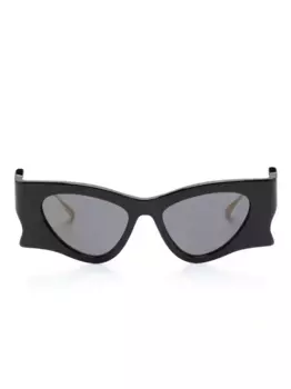 Солнцезащитные очки в оправе 'кошачий глаз' Gucci Eyewear, черный