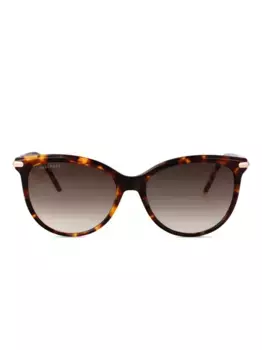 Солнцезащитные очки в оправе 'кошачий глаз' Longchamp, коричневый