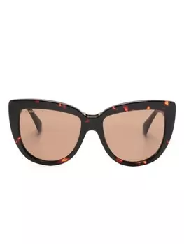 Солнцезащитные очки в оправе 'кошачий глаз' Max Mara Eyewear, черный