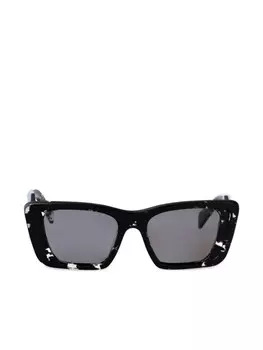 Солнцезащитные очки в оправе «кошачий глаз» от Prada Eyewear, черный