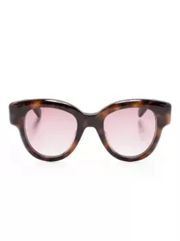 Солнцезащитные очки в оправе 'кошачий глаз' Pomellato Eyewear, коричневый