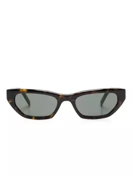 Солнцезащитные очки в оправе 'кошачий глаз' Saint Laurent Eyewear, коричневый