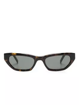 Солнцезащитные очки в оправе 'кошачий глаз' Saint Laurent Eyewear, коричневый