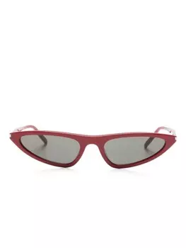 Солнцезащитные очки в оправе 'кошачий глаз' Saint Laurent Eyewear, красный