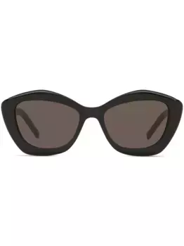 Солнцезащитные очки в оправе 'кошачий глаз' Saint Laurent Eyewear, черный