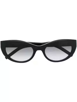 Солнцезащитные очки в оправе «кошачий глаз» Saint Laurent Eyewear, черный